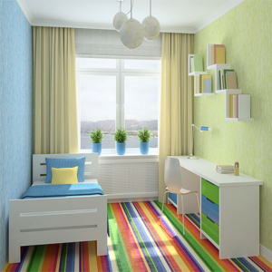 gorden kamar tidur anak
